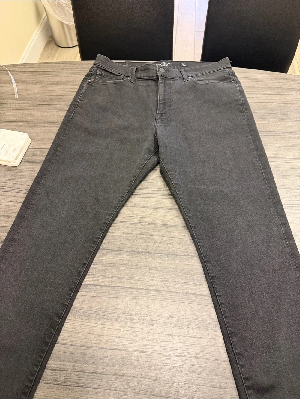 Lucky Brand Men's Skinny Jeans in Charcoal Black